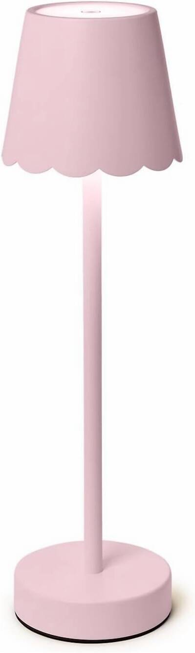NEW TWO'S COMPANY cordless table lamp in pink